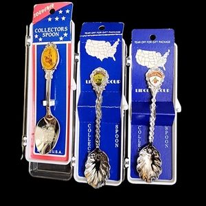 Three Vintage Minnesota souvenir spoons